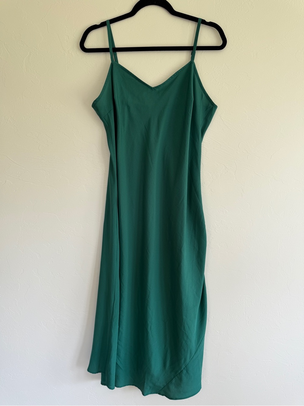 ASOS Design Green Midi Slip Dress - Size 10